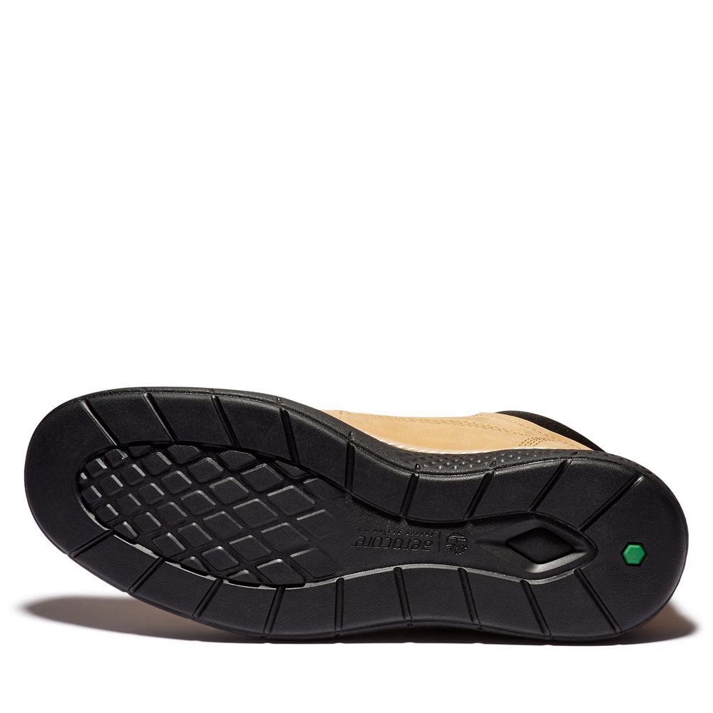 Botas Chukka Masculino - Timberland Cross Mark Better Couro - LJDNR4517 - Marrom/Pretas